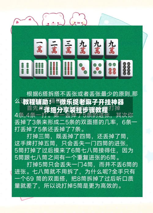 教程辅助！“微乐捉老麻子开挂神器”详细分享装挂步骤教程-第2张图片