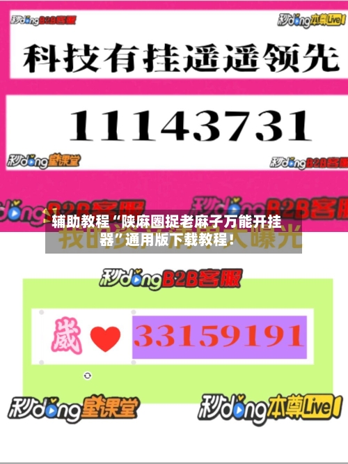 辅助教程“陕麻圈捉老麻子万能开挂器”通用版下载教程！