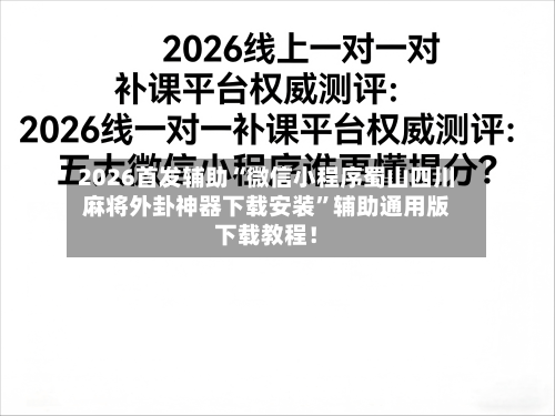 2026首发辅助“微信小程序蜀山四川麻将外卦神器下载安装	”辅助通用版下载教程！-第2张图片