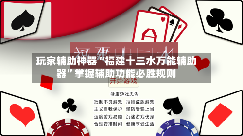 玩家辅助神器“福建十三水万能辅助器”掌握辅助功能必胜规则-第2张图片