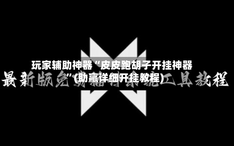 玩家辅助神器“皮皮跑胡子开挂神器”(助赢详细开挂教程)-第2张图片