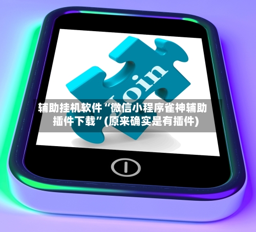 辅助挂机软件“微信小程序雀神辅助插件下载”(原来确实是有插件)-第3张图片