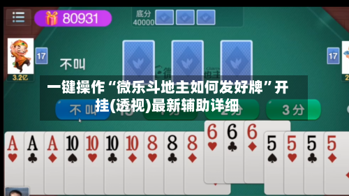 一键操作“微乐斗地主如何发好牌	”开挂(透视)最新辅助详细-第3张图片
