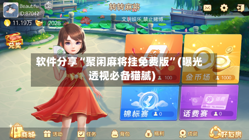 软件分享“聚闲麻将挂免费版”(曝光透视必备猫腻)-第3张图片