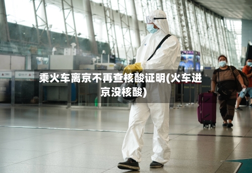 乘火车离京不再查核酸证明(火车进京没核酸)-第3张图片