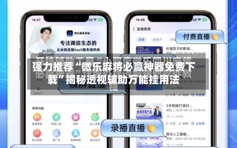 强力推荐“微乐麻将必赢神器免费下载	”揭秘透视辅助万能挂用法-第2张图片