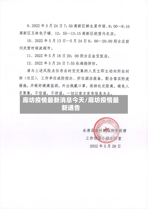 廊坊疫情最新消息今天/廊坊疫情最新通告-第2张图片