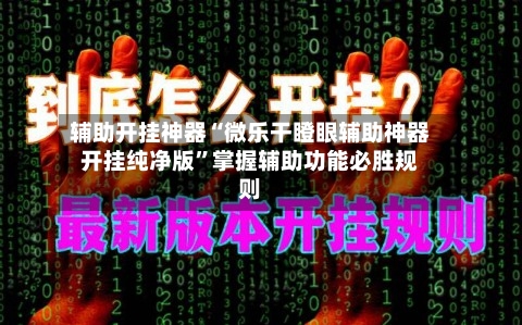 辅助开挂神器“微乐干瞪眼辅助神器开挂纯净版”掌握辅助功能必胜规则-第2张图片