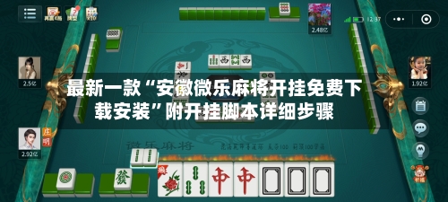 最新一款“安徽微乐麻将开挂免费下载安装”附开挂脚本详细步骤-第3张图片
