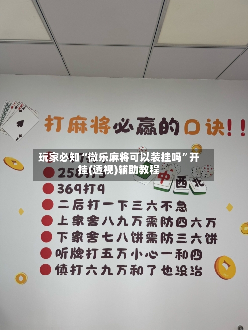 玩家必知“微乐麻将可以装挂吗”开挂(透视)辅助教程-第2张图片