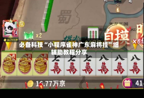 必备科技“小程序雀神广东麻将挂	”细辅助教程分享-第2张图片