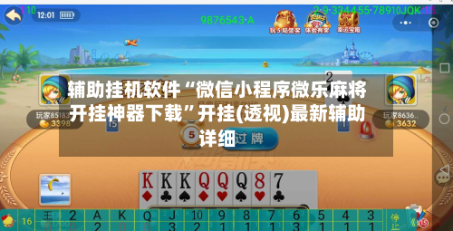 辅助挂机软件“微信小程序微乐麻将开挂神器下载”开挂(透视)最新辅助详细-第3张图片