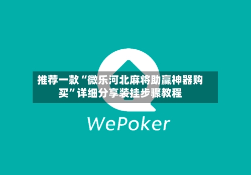推荐一款“微乐河北麻将助赢神器购买”详细分享装挂步骤教程-第3张图片