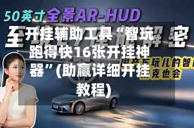 开挂辅助工具“智玩跑得快16张开挂神器”(助赢详细开挂教程)-第3张图片