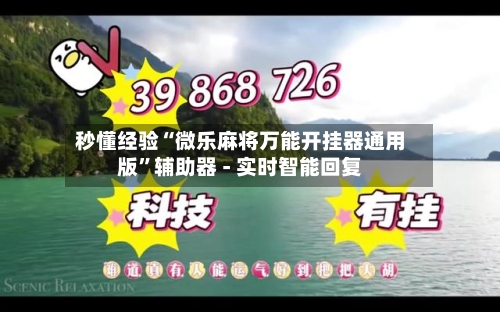 秒懂经验“微乐麻将万能开挂器通用版”辅助器 - 实时智能回复-第2张图片