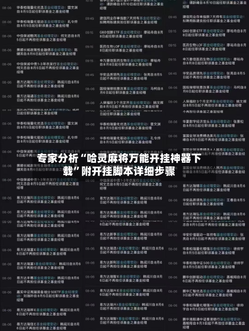 专家分析“哈灵麻将万能开挂神器下载”附开挂脚本详细步骤-第2张图片