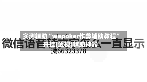 实测辅助“wepoker作弊辅助教程	”开挂(透视)辅助神器-第2张图片