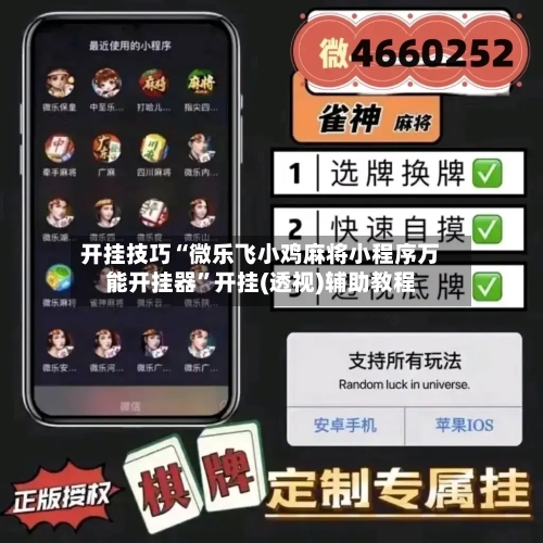 开挂技巧“微乐飞小鸡麻将小程序万能开挂器	”开挂(透视)辅助教程-第2张图片