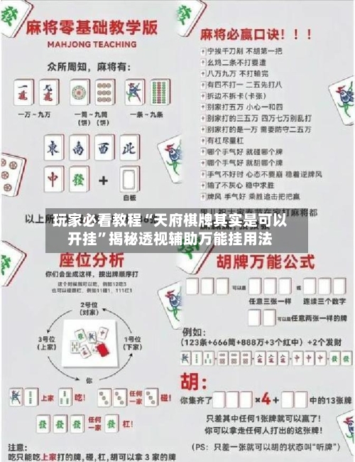 玩家必看教程“天府棋牌其实是可以开挂”揭秘透视辅助万能挂用法-第2张图片