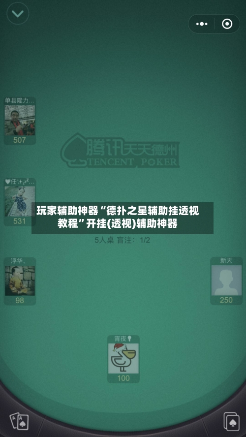 玩家辅助神器“德扑之星辅助挂透视教程”开挂(透视)辅助神器-第3张图片