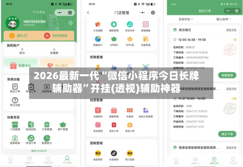 2026最新一代“微信小程序今日长牌辅助器”开挂(透视)辅助神器-第3张图片