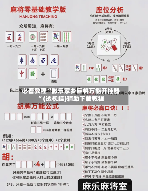 必看教程“微乐家乡麻将万能开挂器”(透视挂)辅助下载教程-第3张图片