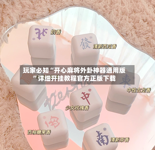 玩家必知“开心麻将外卦神器通用版”详细开挂教程官方正版下载-第3张图片