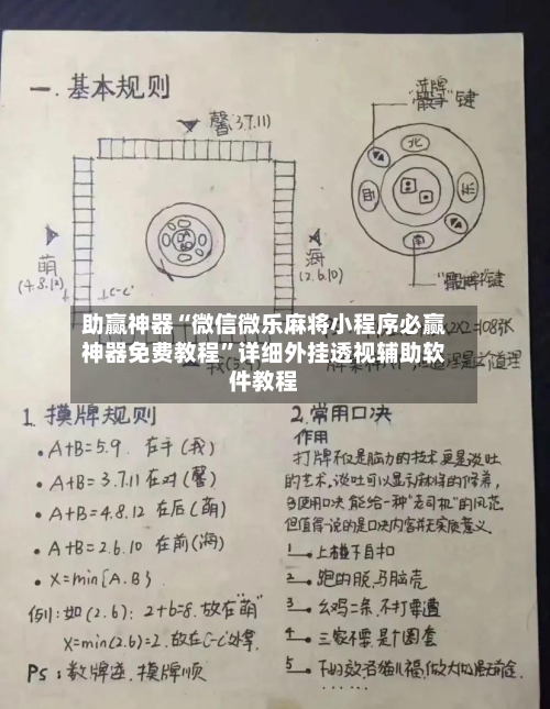 助赢神器“微信微乐麻将小程序必赢神器免费教程”详细外挂透视辅助软件教程-第3张图片
