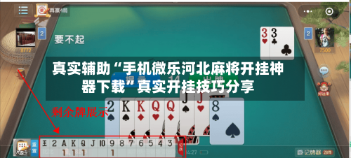 真实辅助“手机微乐河北麻将开挂神器下载”真实开挂技巧分享-第3张图片