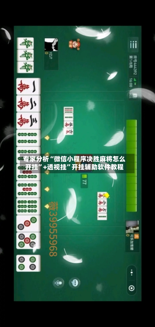专家分析“微信小程序决胜麻将怎么开挂”+透视挂”开挂辅助软件教程-第3张图片
