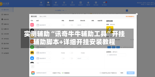实测辅助“讯奇牛牛辅助工具	”开挂辅助脚本+详细开挂安装教程-第2张图片