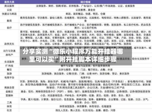分享实测“微乐小程序万能开挂器哪里可以买”附开挂脚本详细步骤-第3张图片