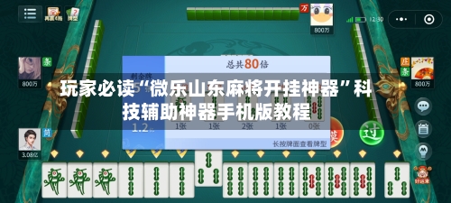 玩家必读“微乐山东麻将开挂神器”科技辅助神器手机版教程-第2张图片
