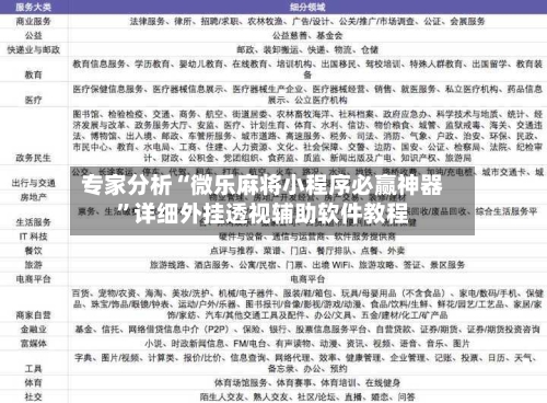 专家分析“微乐麻将小程序必赢神器”详细外挂透视辅助软件教程-第2张图片