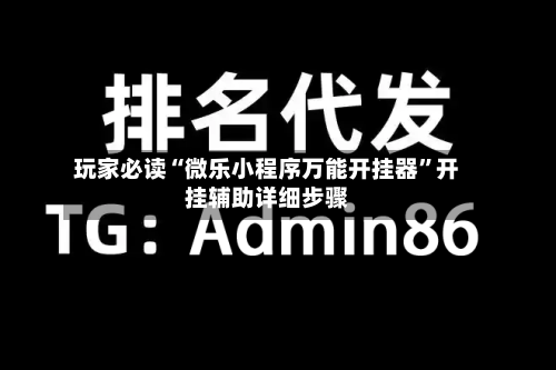 玩家必读“微乐小程序万能开挂器”开挂辅助详细步骤