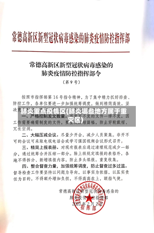 肺炎重点疫情区(肺炎哪些地方属于重灾区)-第3张图片