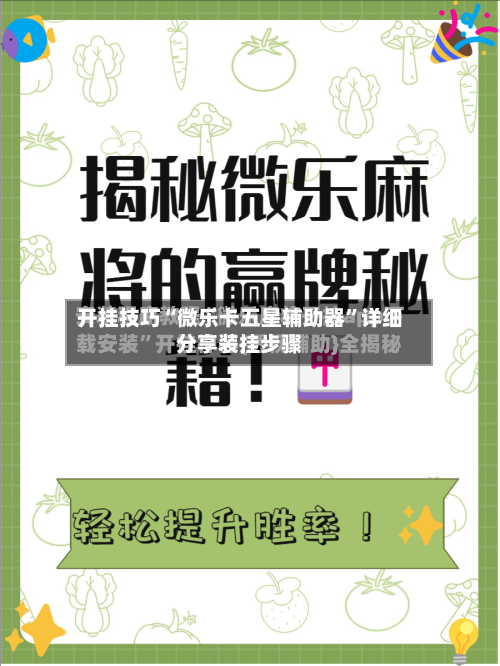 开挂技巧“微乐卡五星辅助器”详细分享装挂步骤-第3张图片