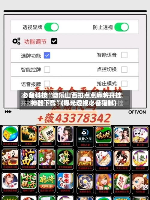 必备科技“微乐山西扣点点麻将开挂神器下载”(曝光透视必备猫腻)-第3张图片