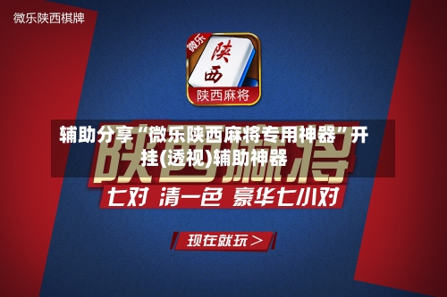 辅助分享“微乐陕西麻将专用神器”开挂(透视)辅助神器-第2张图片