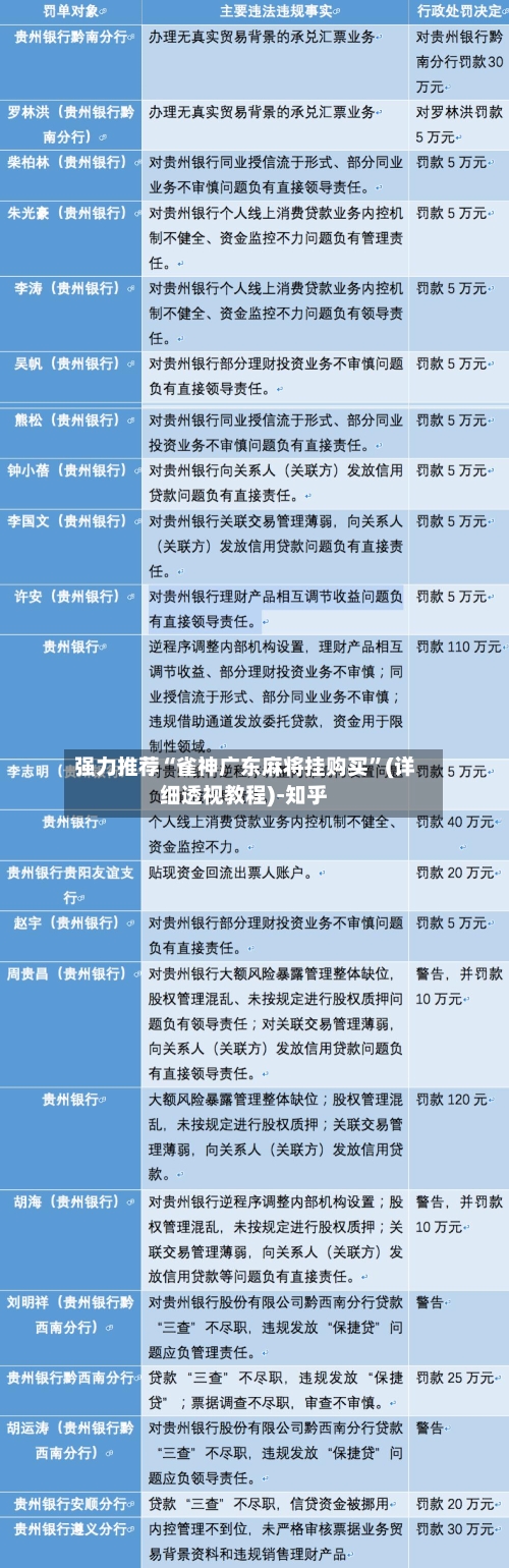 强力推荐“雀神广东麻将挂购买”(详细透视教程)-知乎-第2张图片