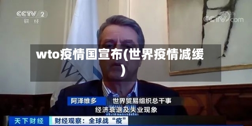 wto疫情国宣布(世界疫情减缓)