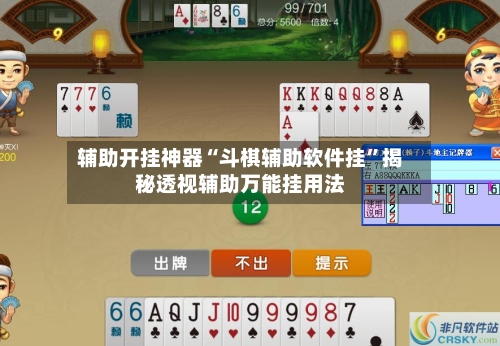 辅助开挂神器“斗棋辅助软件挂”揭秘透视辅助万能挂用法-第3张图片