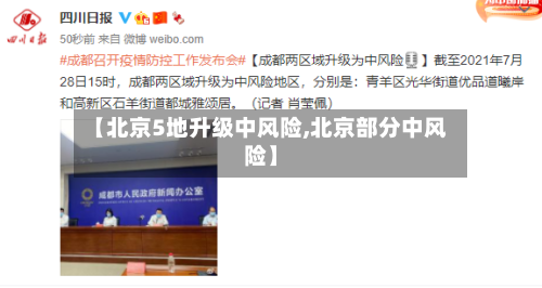 【北京5地升级中风险,北京部分中风险】