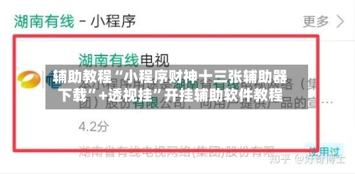 辅助教程“小程序财神十三张辅助器下载	”+透视挂”开挂辅助软件教程-第3张图片