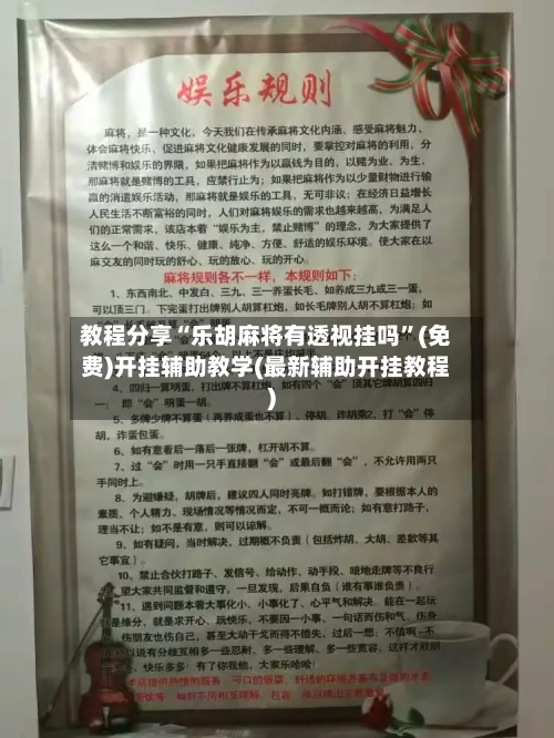 教程分享“乐胡麻将有透视挂吗”(免费)开挂辅助教学(最新辅助开挂教程)-第3张图片