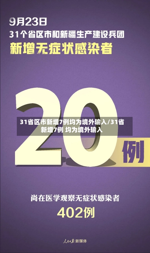 31省区市新增7例均为境外输入/31省新增7例 均为境外输入-第2张图片