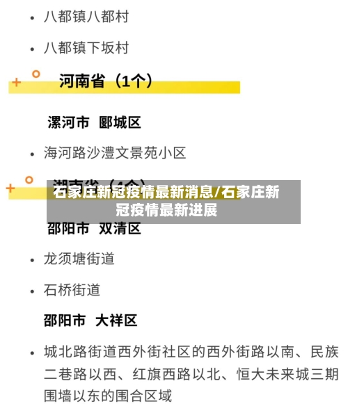 石家庄新冠疫情最新消息/石家庄新冠疫情最新进展-第2张图片