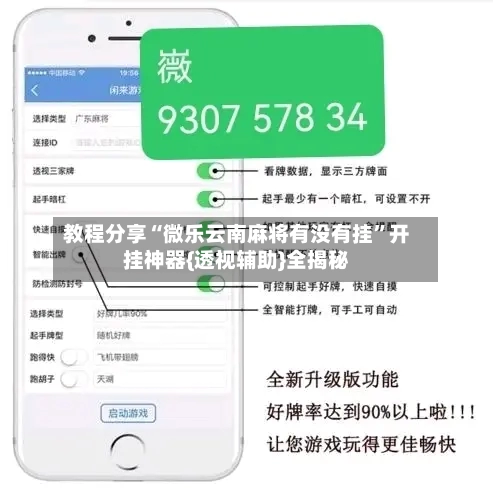 教程分享“微乐云南麻将有没有挂”开挂神器{透视辅助}全揭秘-第2张图片