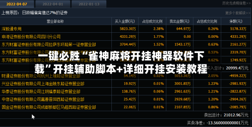一键必胜“雀神麻将开挂神器软件下载”开挂辅助脚本+详细开挂安装教程-第2张图片
