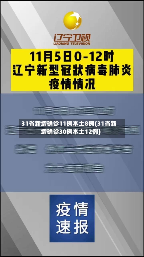 31省新增确诊11例本土8例(31省新增确诊30例本土12例)-第2张图片